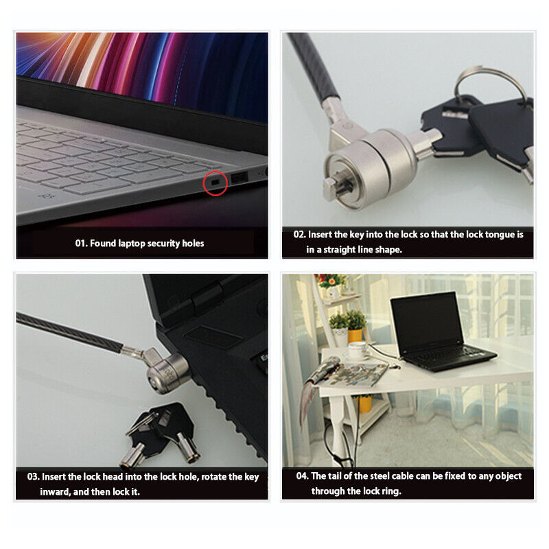 Multi Key Laptop Lock,Laptop Lock,Anti-Theft Llock