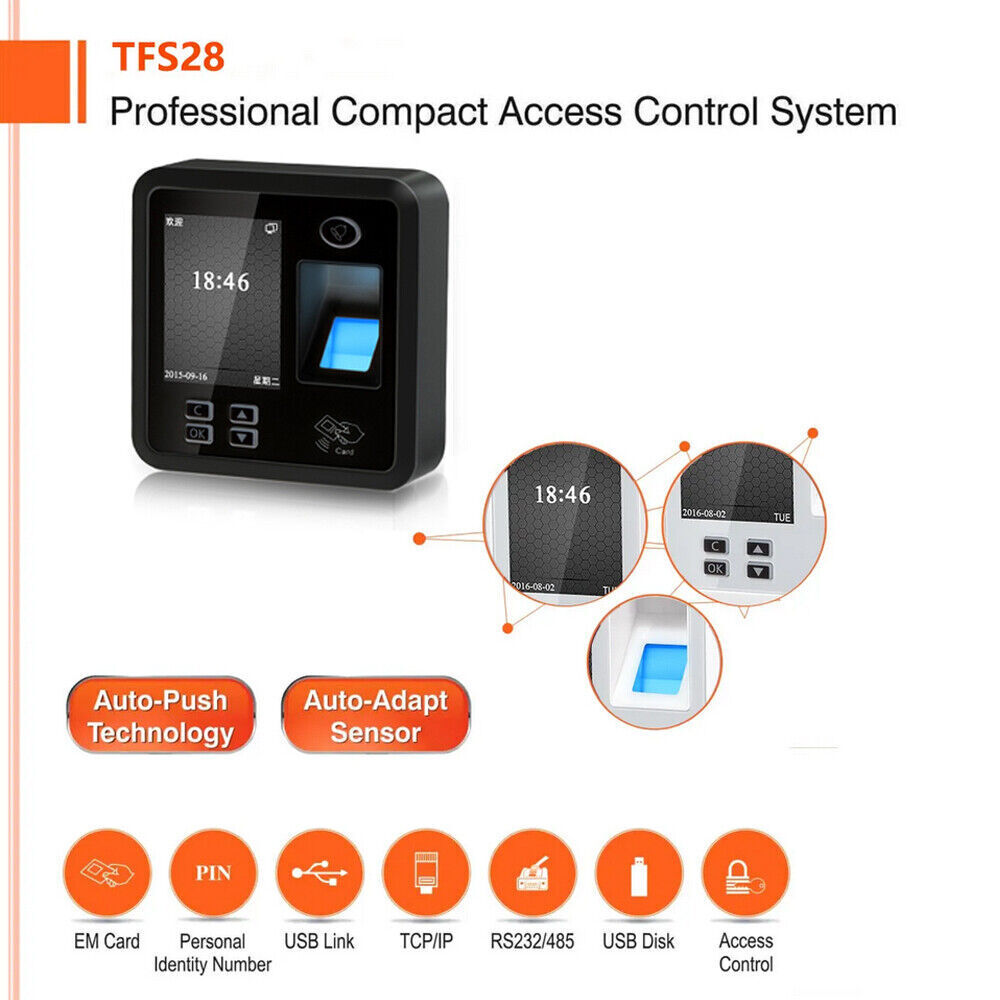 LCD,fingerprint, rfid access control