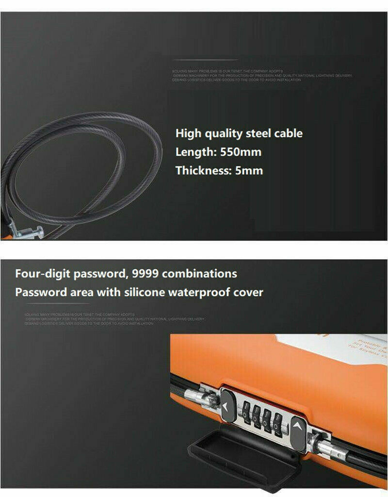 Portable Sports Storage Beach Safe Box ,Combination Lock,Safety Cable Key,key safe box