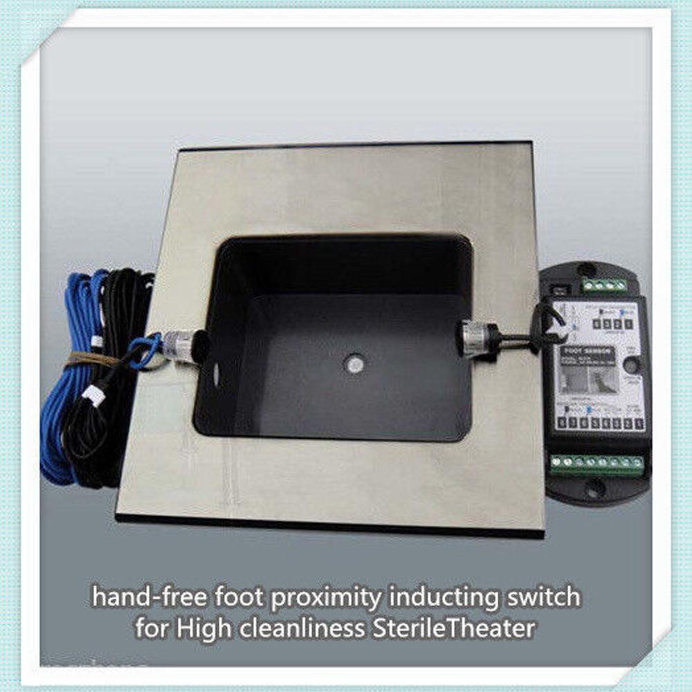 Hand-free foot proximity inducting switch