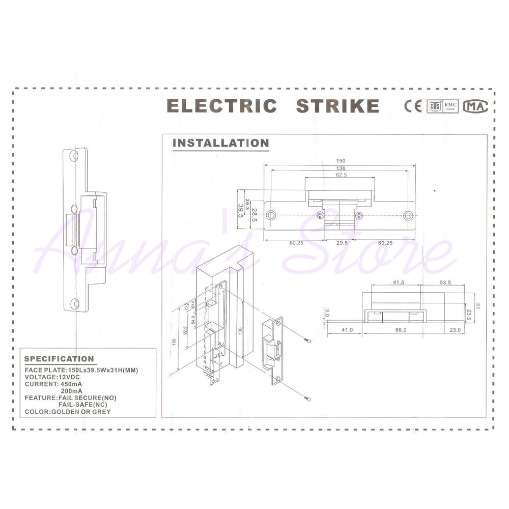 Electric Strikes Lock