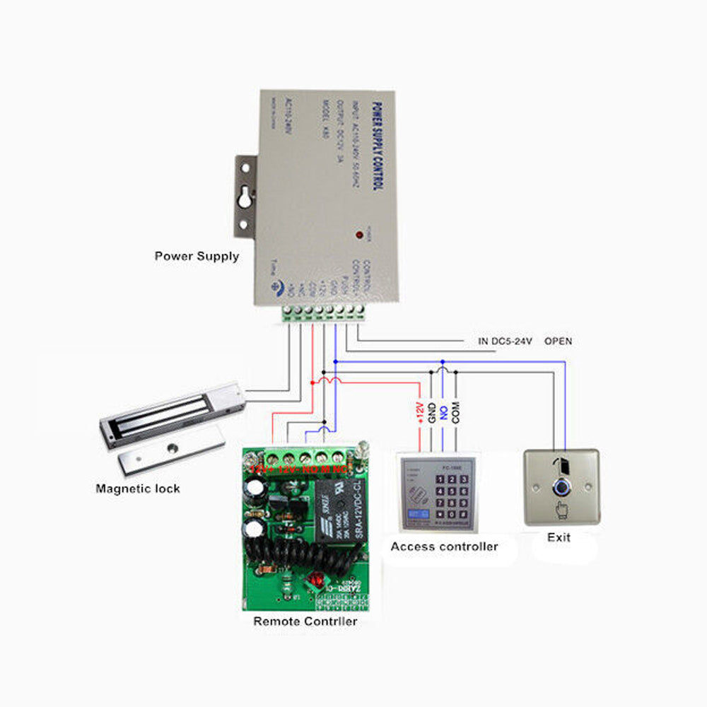 Wireless Remote Control Switch System, 12V, 1CH ,Transmitter,Receiver Access ,315MHz