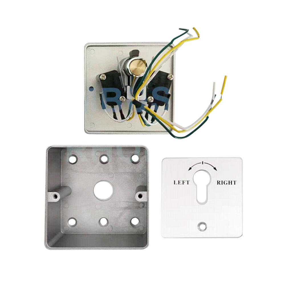 Emergency Release Exit Out Button, With Key Switch for Hollow Door