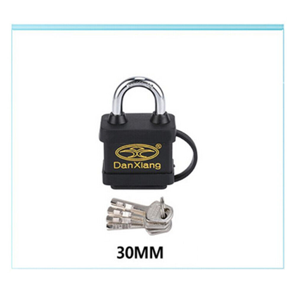 Outdoor Rubber Sheath Waterproof Padlock,Anti-theft Padlock,Rain-proof Padlock