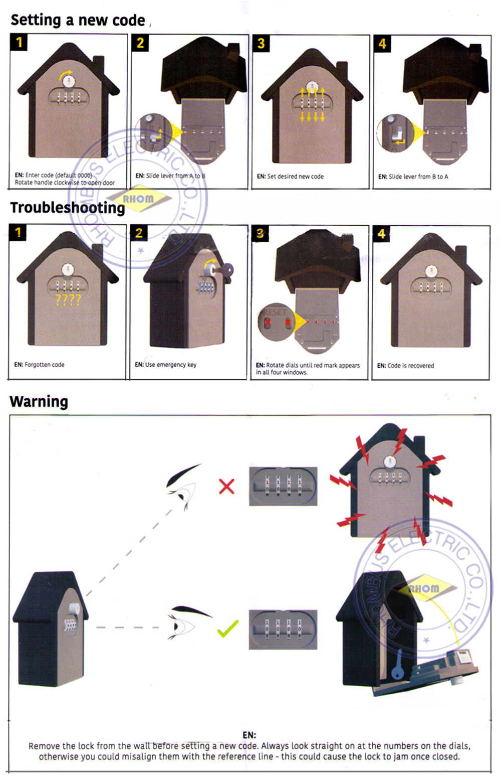 Wall Mounted Waterproof Metal Password Box,Storage Box,Password Key Box,key safe box