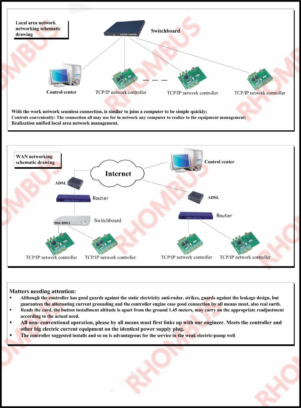 TCP/IP, 2 Door, Browser Server, iOS Android Apple App, Access Controller ,Power