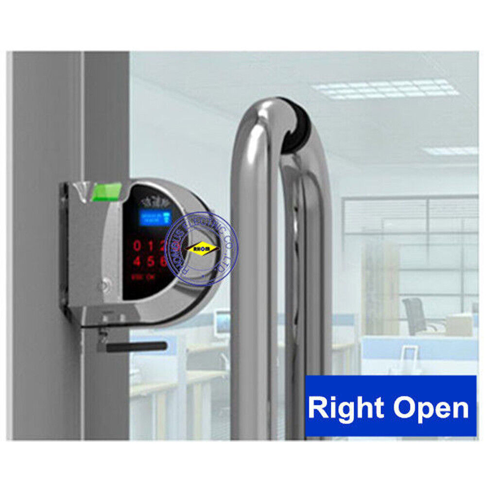 Open Hole ,Single open Fingerprint,password glass door lock for Access control