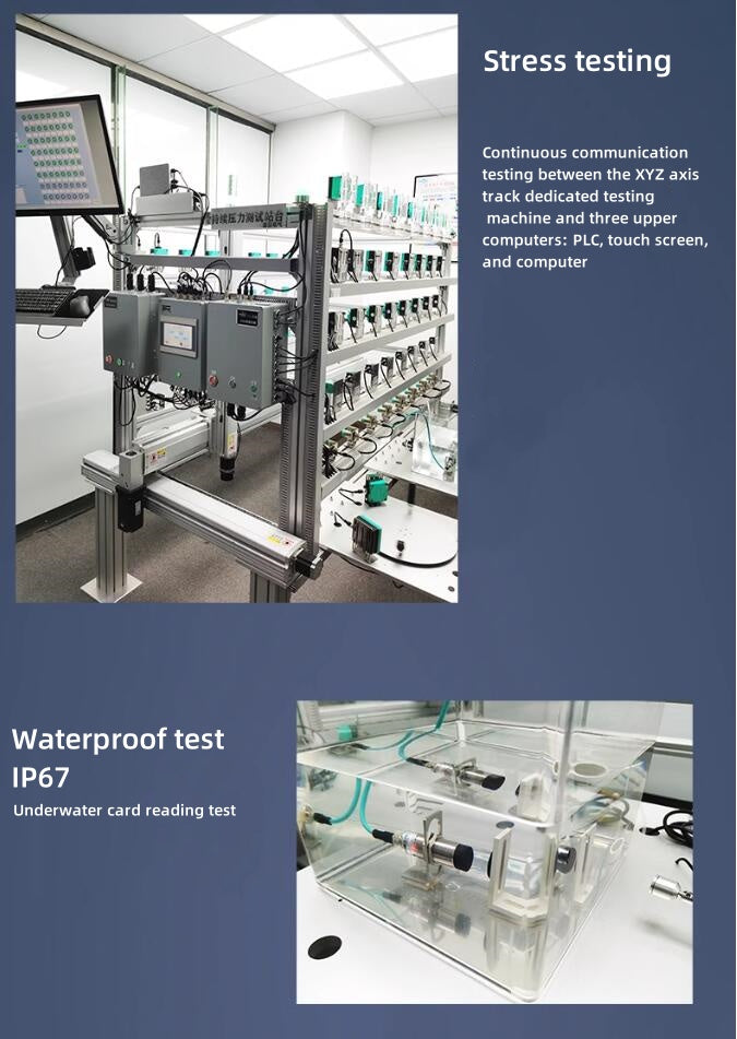 Industrial HF 13.56MHz RFID reader and writer/ Modbus workstation reader/POE carrier body reader