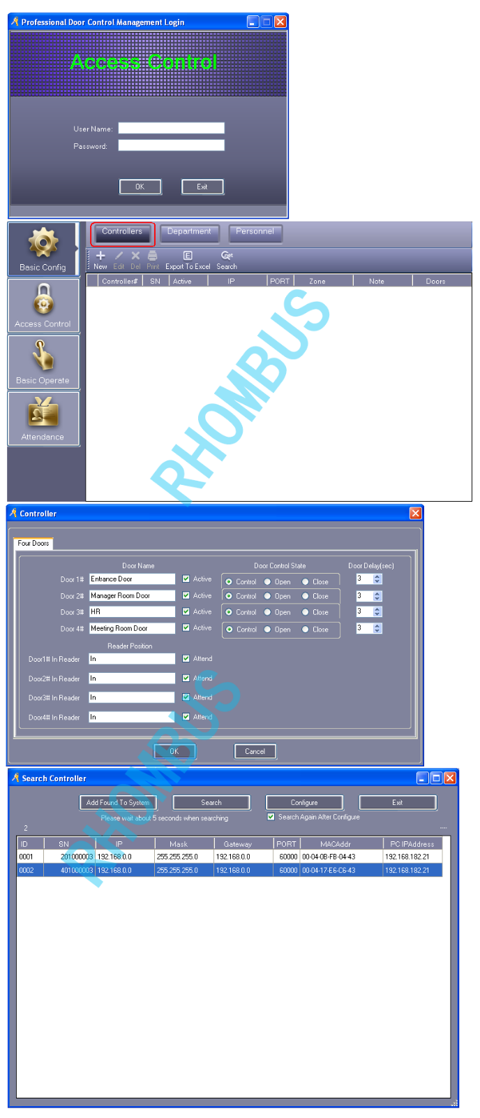 TCP/IP, Industrial ,Access Controller Panel,Power Supply