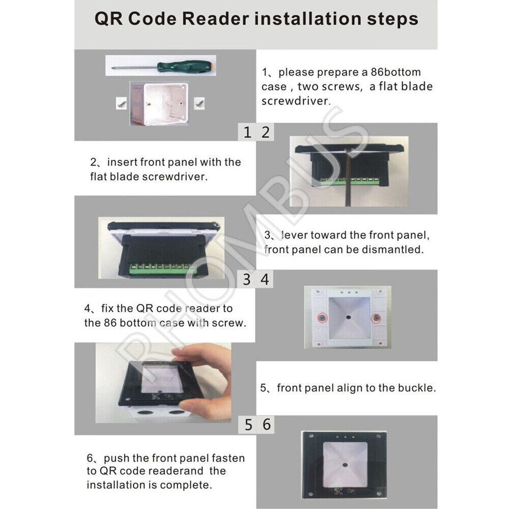 QR Code,RFID Reader,USB,125khz,Wiegand,