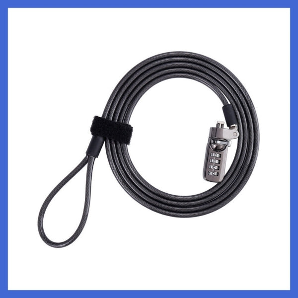 Security Anti-Theft Combination Laptop Notebook Cable Lock 4 Digit Password Lock