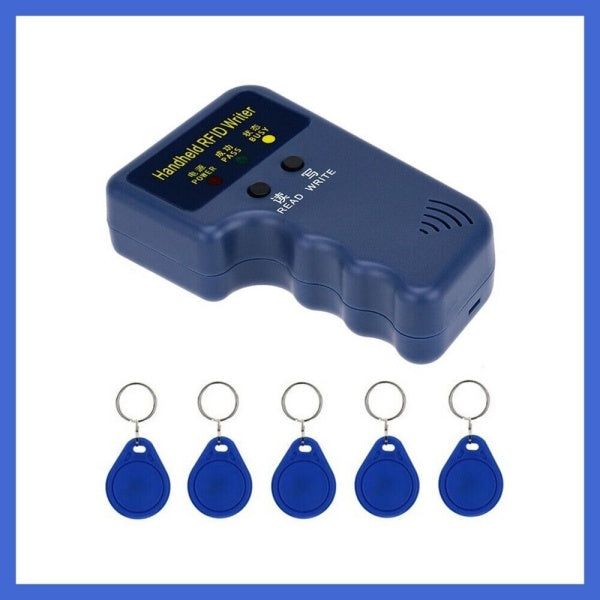 125KHz EM4100/4102 RFID/ID Copier Writer Reader with 5pcs writable Tags