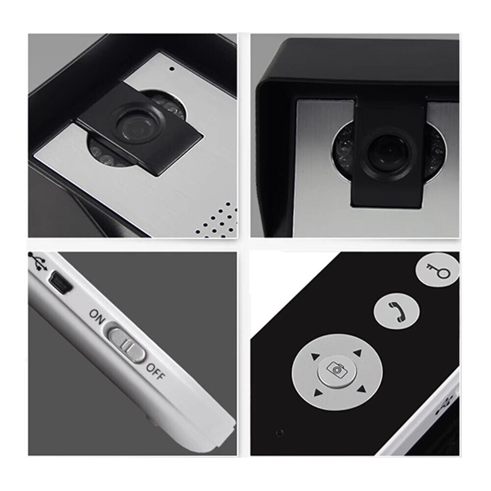 7 inch, TFT Color Panel ,2.4GHz, Digital Wireless ,Video Door Phone
