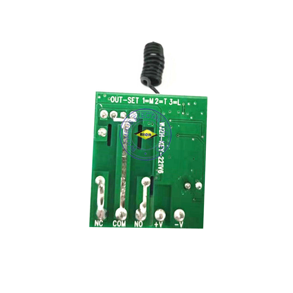 Wireless Remote Control Delay Switch System, 12V ,1CH ,Transmitter,Receiver, 433MHz