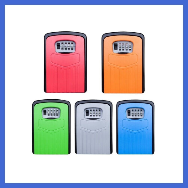High-capacity 4Digit Combination Key Lock Storage Safe Security Box Wall Mounted