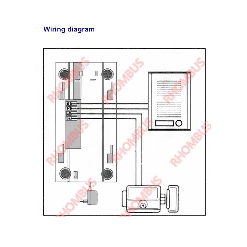 1 to 1 ,Non visual Door Phone,Interphone System ,With rain cover