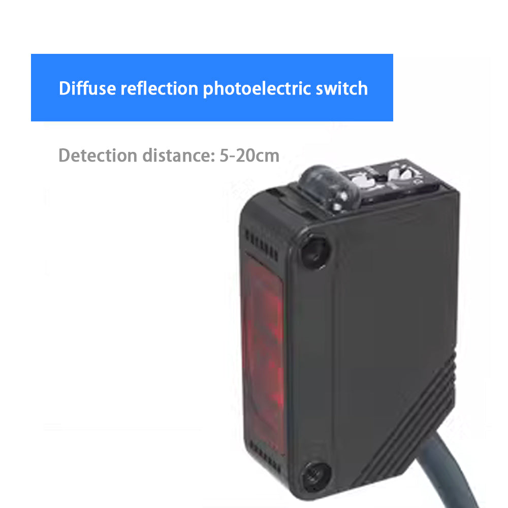 Infrared Induction Photoelectric Switch , Mirror Reflection Photoelectric Sensor