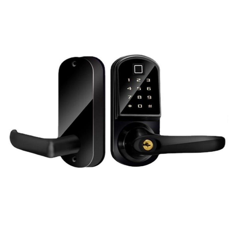 Electronic intelligent fingerprint lock,household semi-automatic password lock,APP