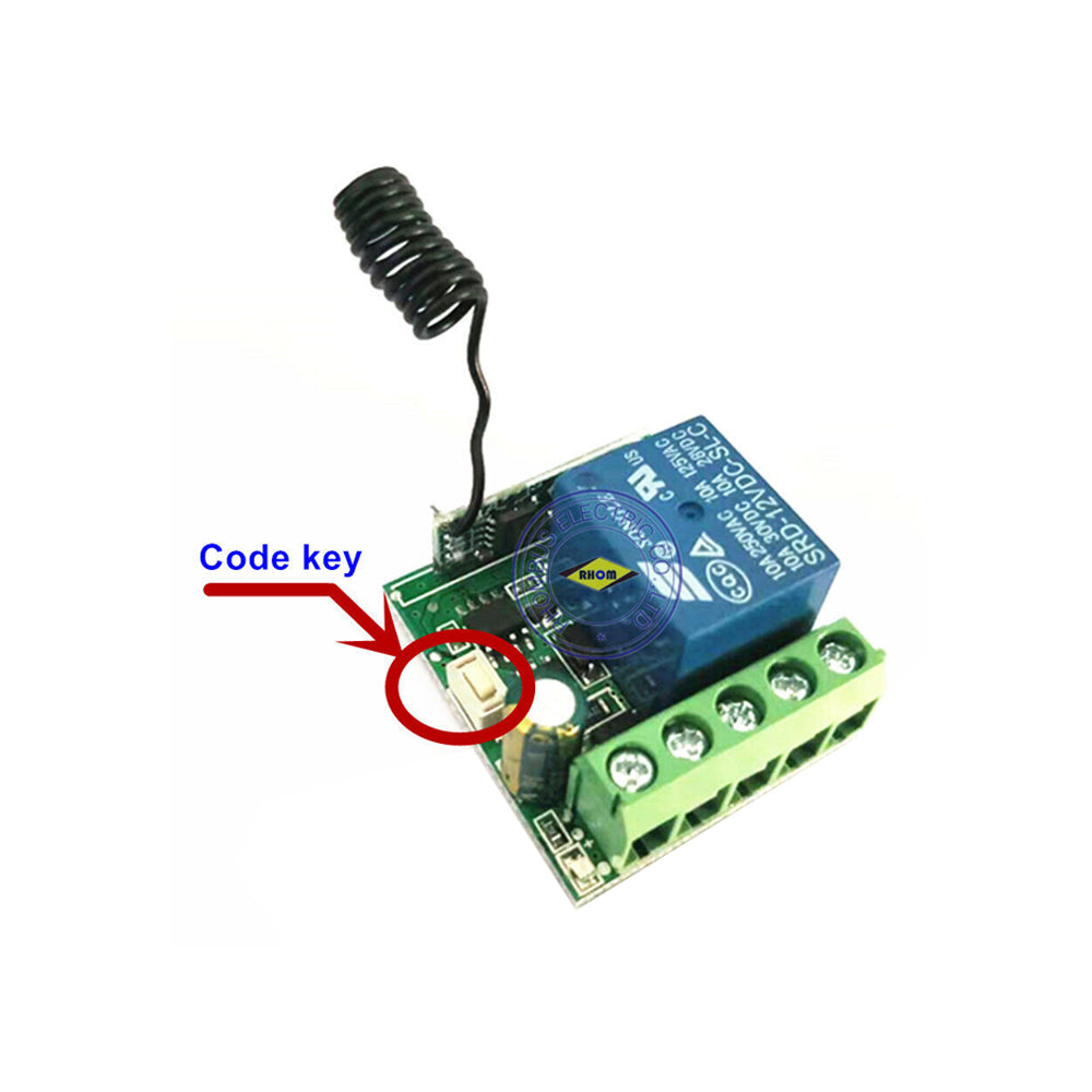 Wireless Remote Control Delay Switch System, 12V ,1CH ,Transmitter,Receiver, 433MHz