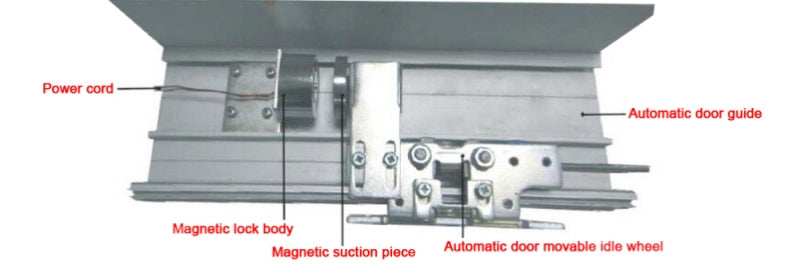 60kg 130Lbs Force 12VDC Magnetic Lock for Automatic door