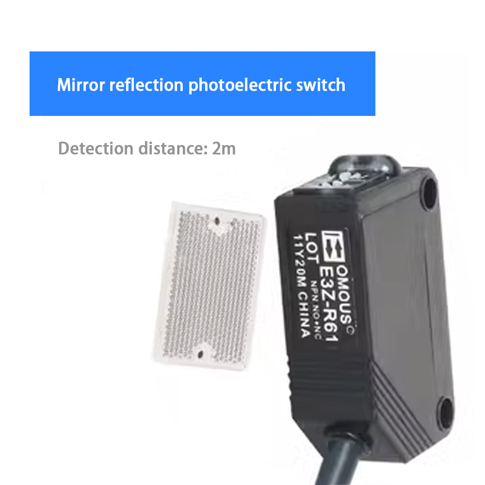 Infrared Induction Photoelectric Switch , Mirror Reflection Photoelectric Sensor