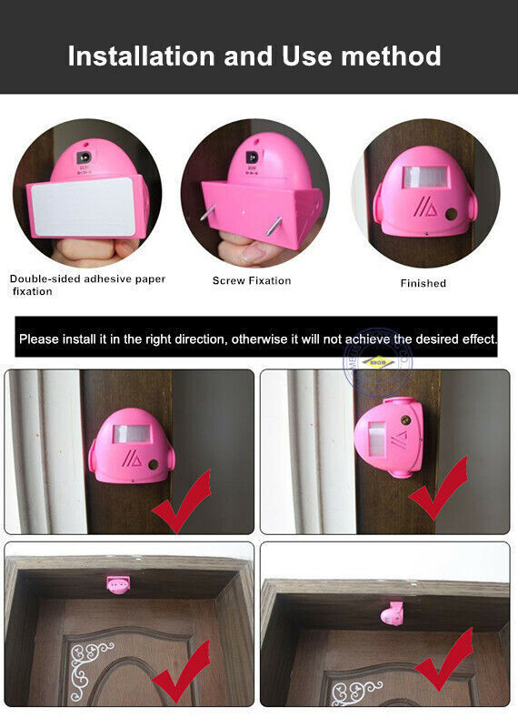Infrared IR Motion, Detect Sensor, Welcome Alarm Greeting Warning, Doorbell