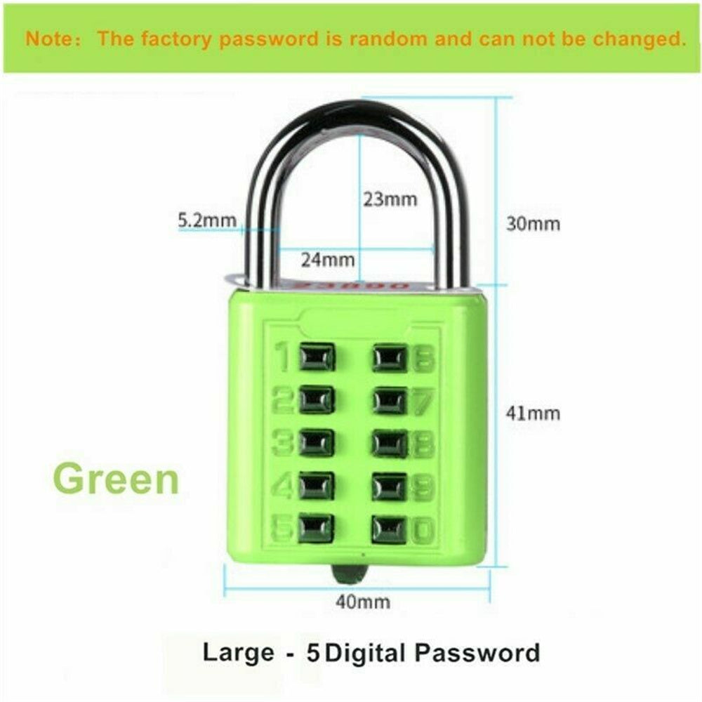 Color ,Zinc Alloy ,Mechanical ,Password Padlock ,Combination Pad Lock