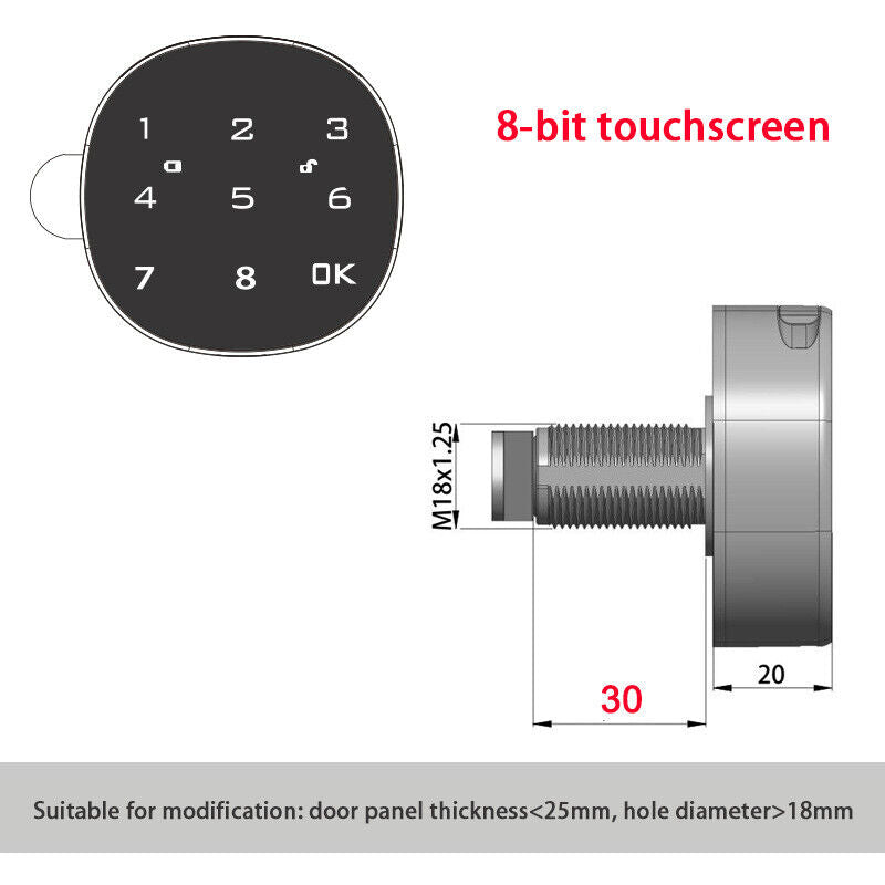 File Cabinet Lock,Locker Drawer Lock,Gym Cabinet Door Electronic Lock,Password lock