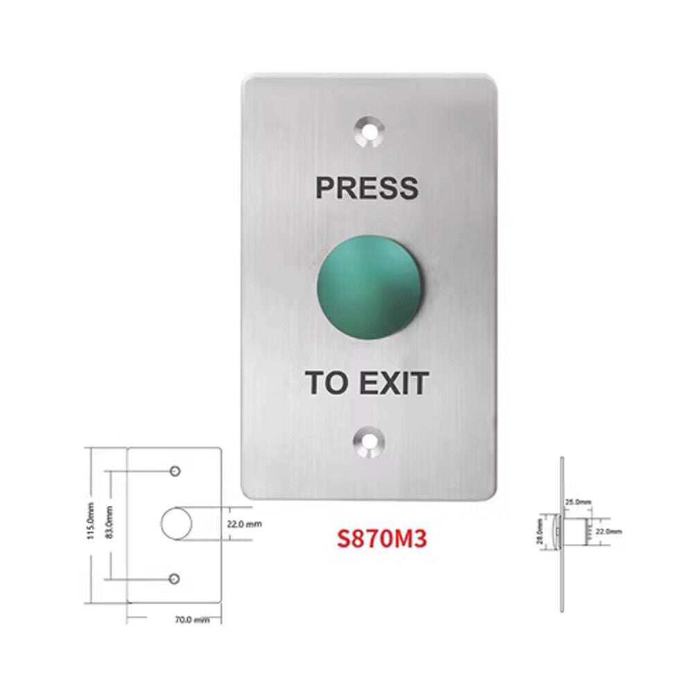 Stainless Steel,Access Control Switch