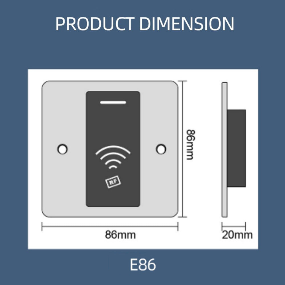 Embedded Waterproof WG26 125KHz EM/ID 10k Users Standalone Access Controller