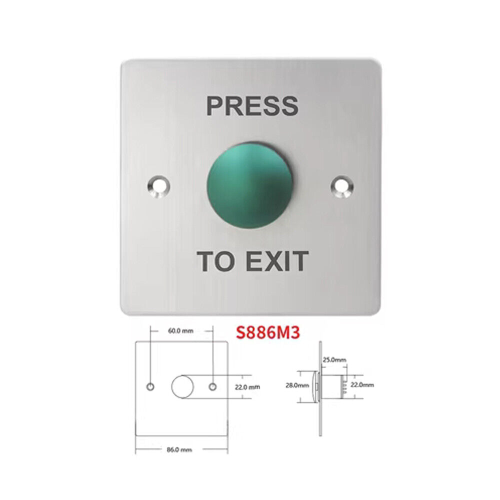 Stainless Steel,Access Control Switch