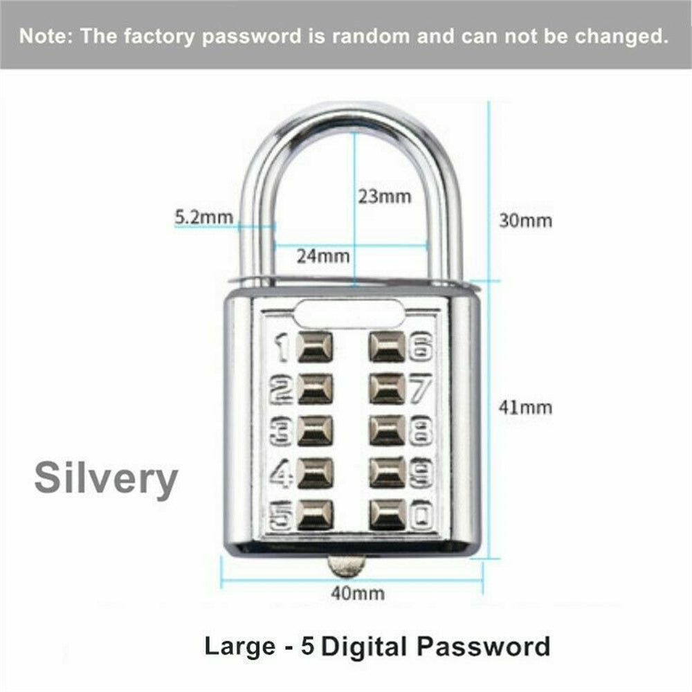 Color ,Zinc Alloy ,Mechanical ,Password Padlock ,Combination Pad Lock