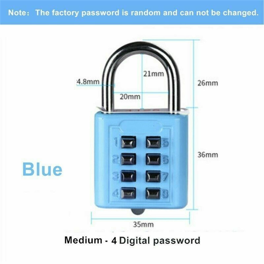 Color ,Zinc Alloy ,Mechanical ,Password Padlock ,Combination Pad Lock