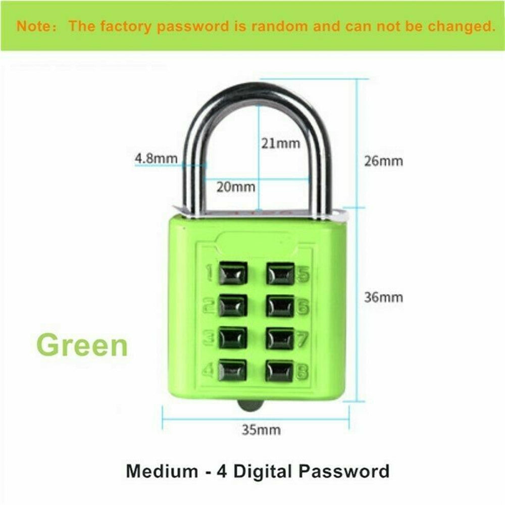 Color ,Zinc Alloy ,Mechanical ,Password Padlock ,Combination Pad Lock