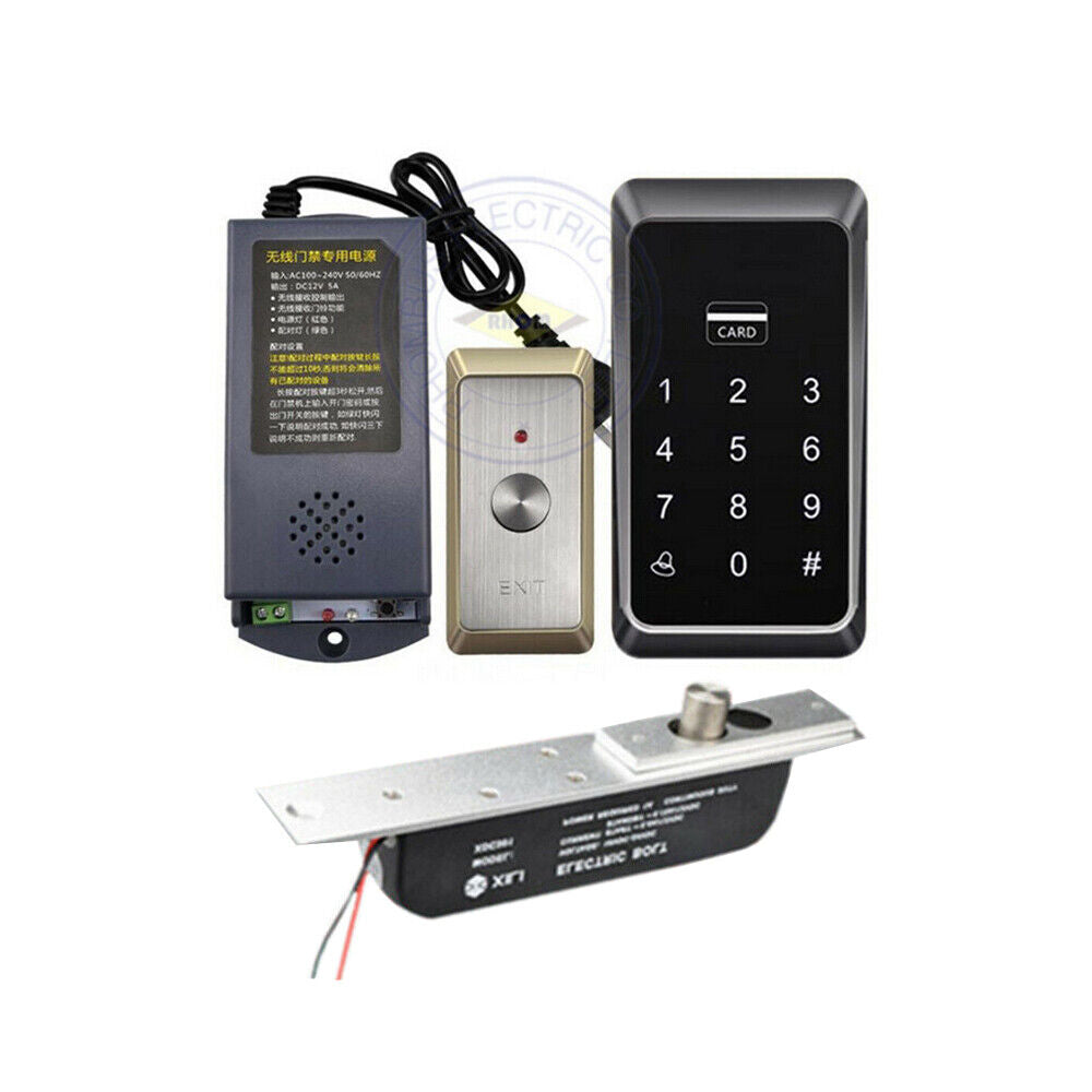 Wiring-free Wireless, 1K User ,125KHz ,EM, Standalone Access Control,Electric Lock