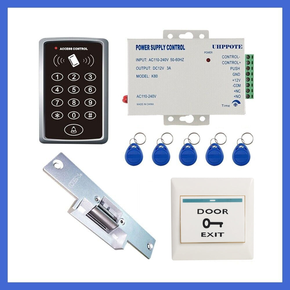 125KHz , RFID , ID  , Access Control System , Keyfob Electric Strike Lock