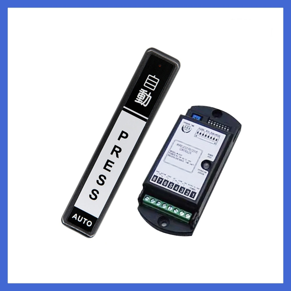 Wireless touch switch, push exit button