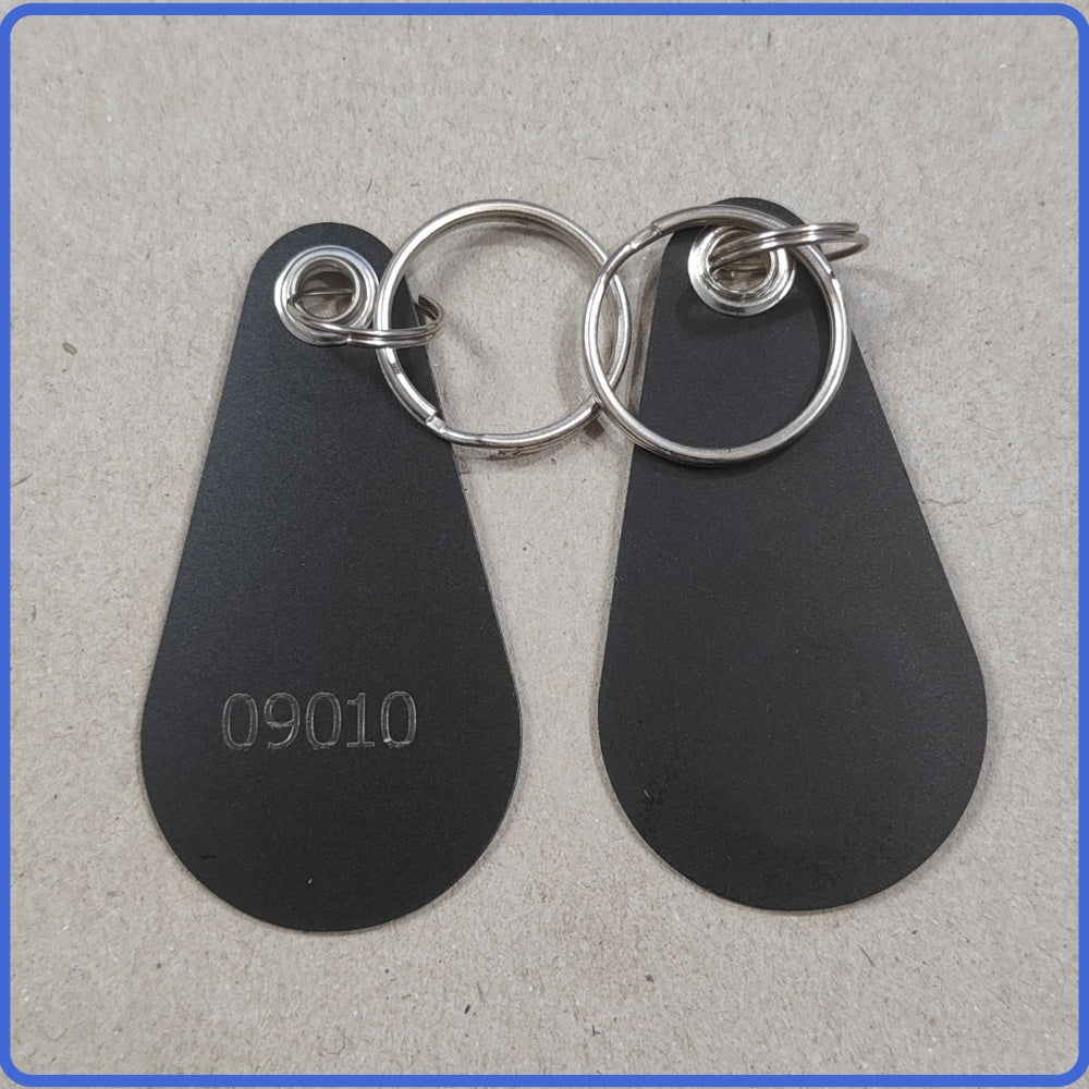 100pcs/lot 125kHz ultrathin Keyfobs Proximity Fob Works With Prox Key 1346 26-Bit H10301