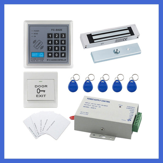 Access Control System ,280kg ,Electronic Lock,Power Supply,Exit Button,EM Card