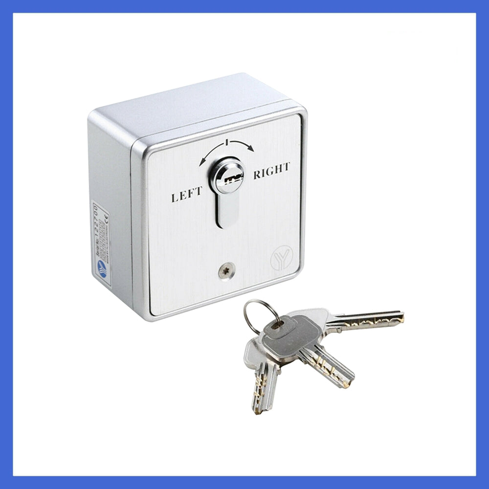 Emergency Release Exit Out Button, With Key Switch for Hollow Door
