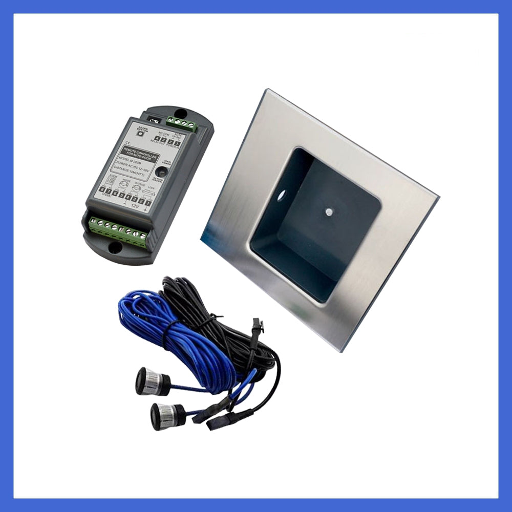 Hand-free foot proximity inducting switch