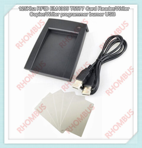 125Khz RFID EM4305 T5567 Card Reader/Writer Copier/Writer programmer b –  Rhombus Access Control System
