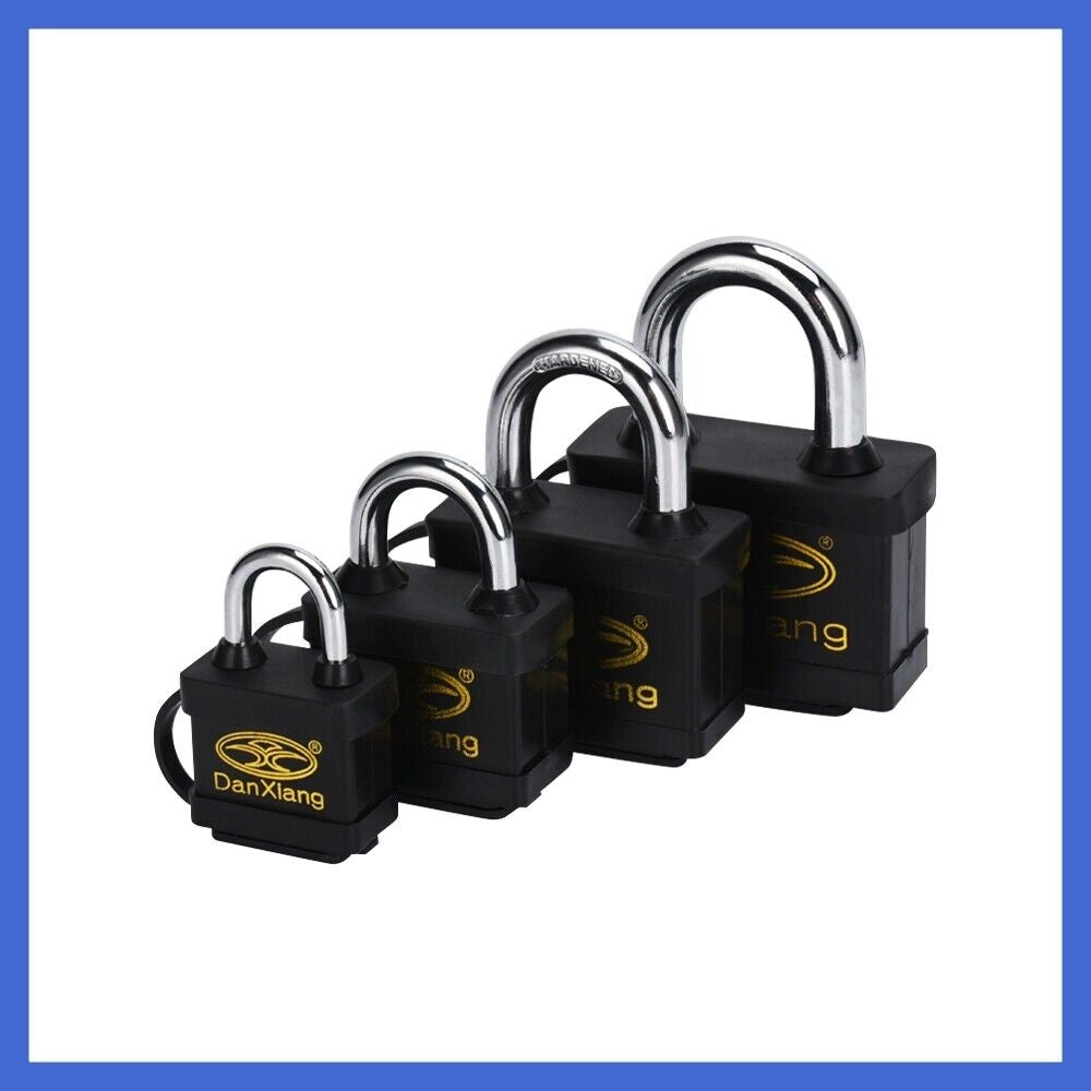 Outdoor Rubber Sheath Waterproof Padlock,Anti-theft Padlock,Rain-proof Padlock