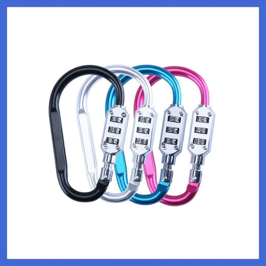 Password Padlock/Type D Mountaineering Buckle Padlock,Luggage Padlock