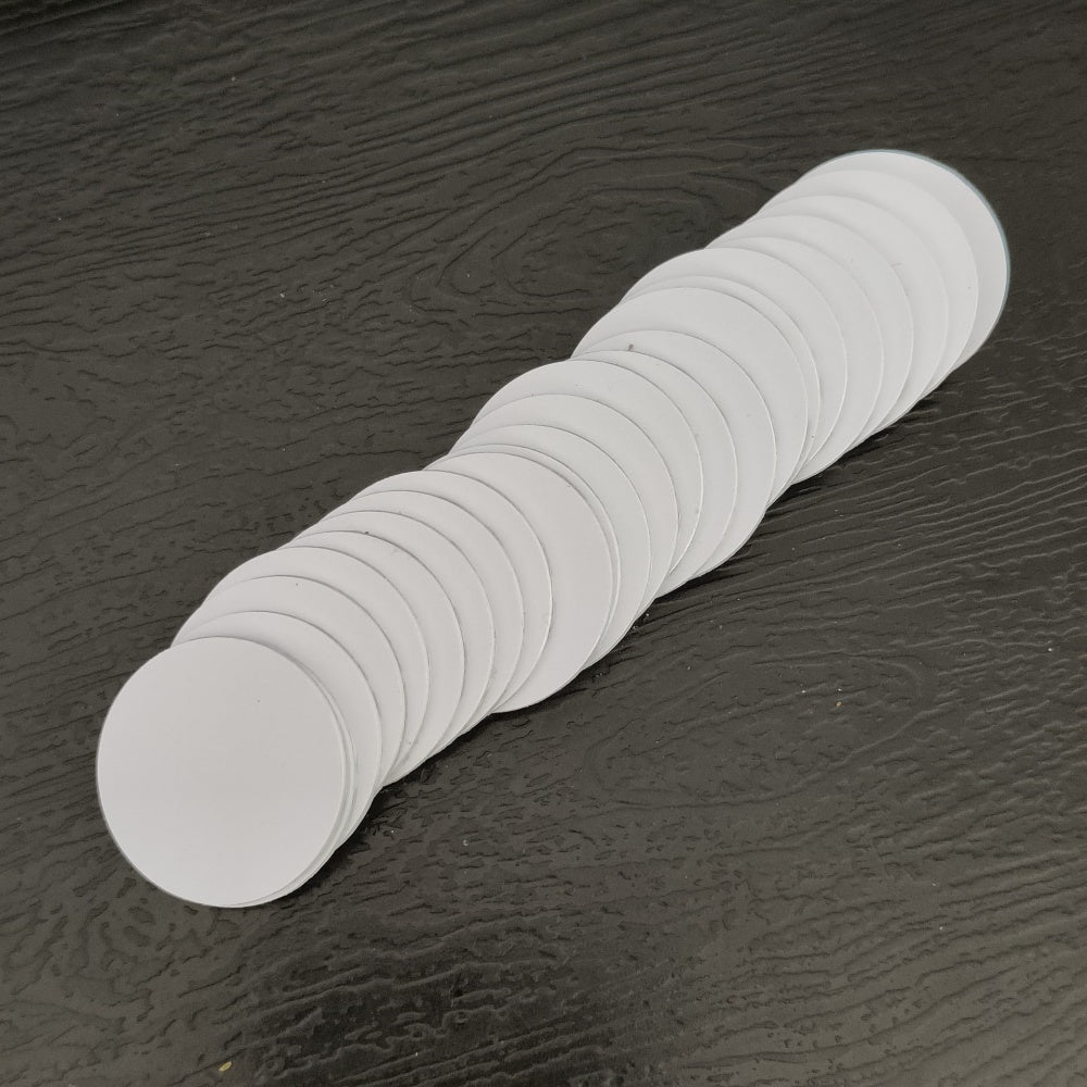 Ф25mm,125KHz, Keycards, Prox Card 26-Bit, H10301, White Coin key, fob ,Sticker, Program Facility Code