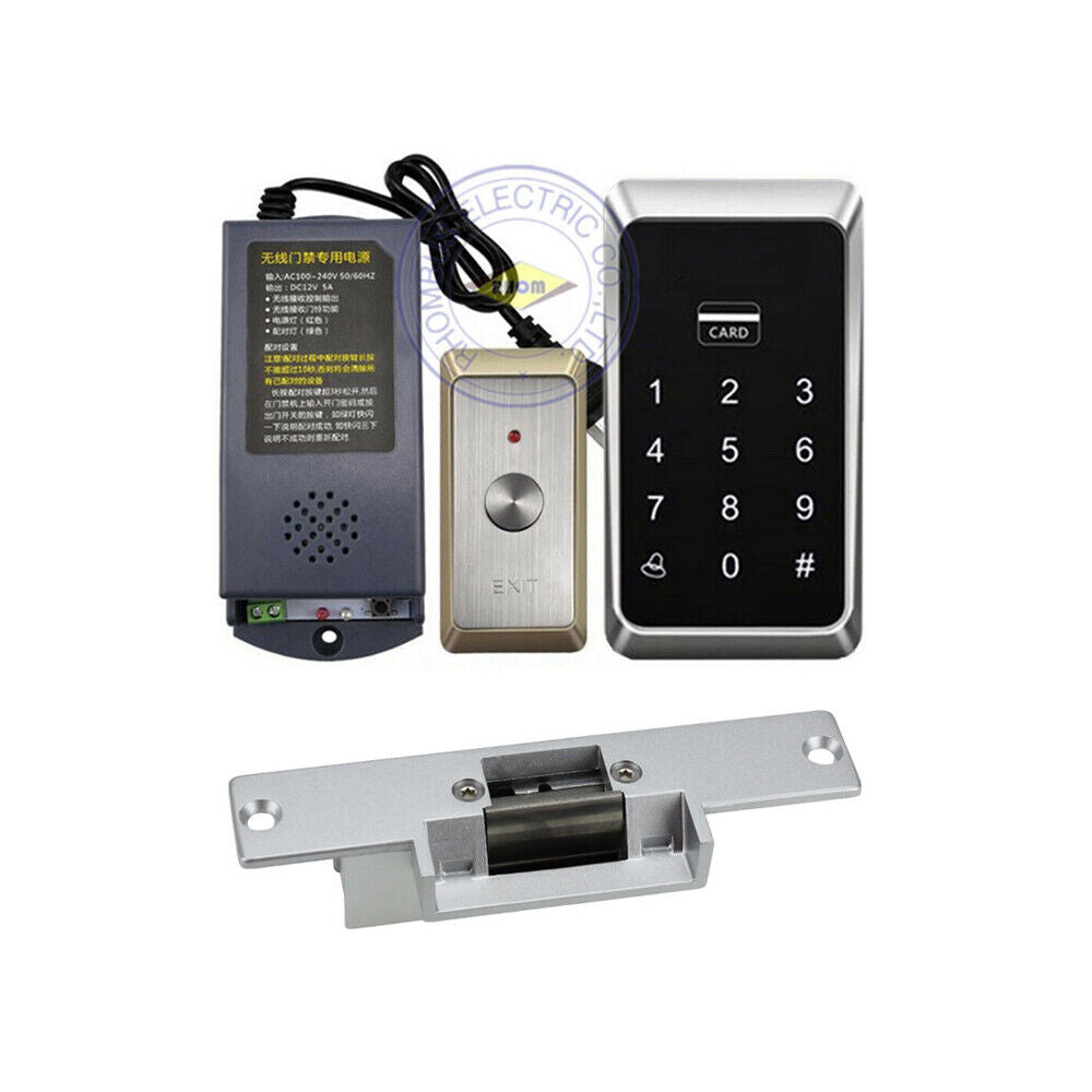 Wiring-free Wireless, 1K User ,125KHz ,EM, Standalone Access Control,Strick lock