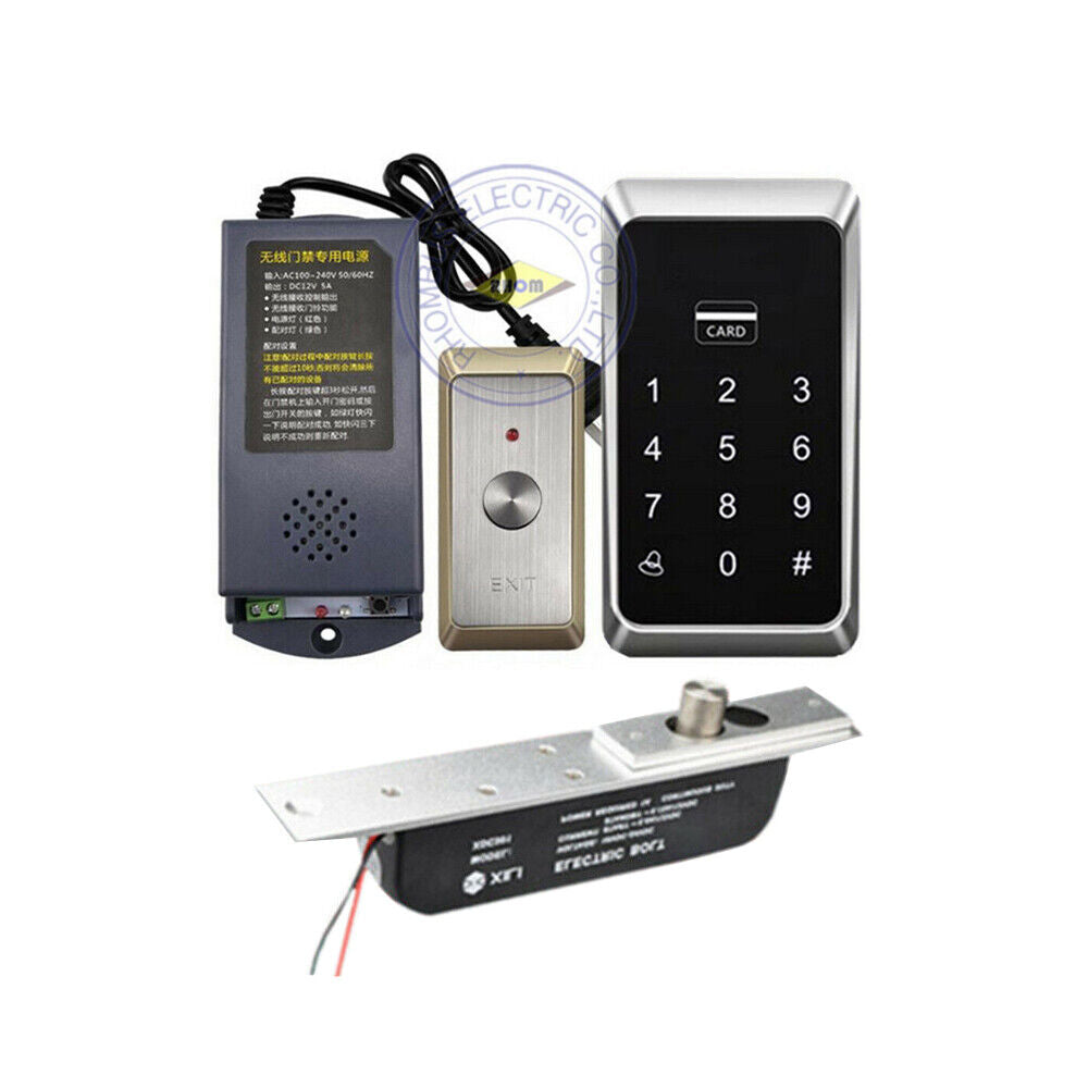 Wiring-free Wireless, 1K User ,125KHz ,EM, Standalone Access Control,Electric Lock