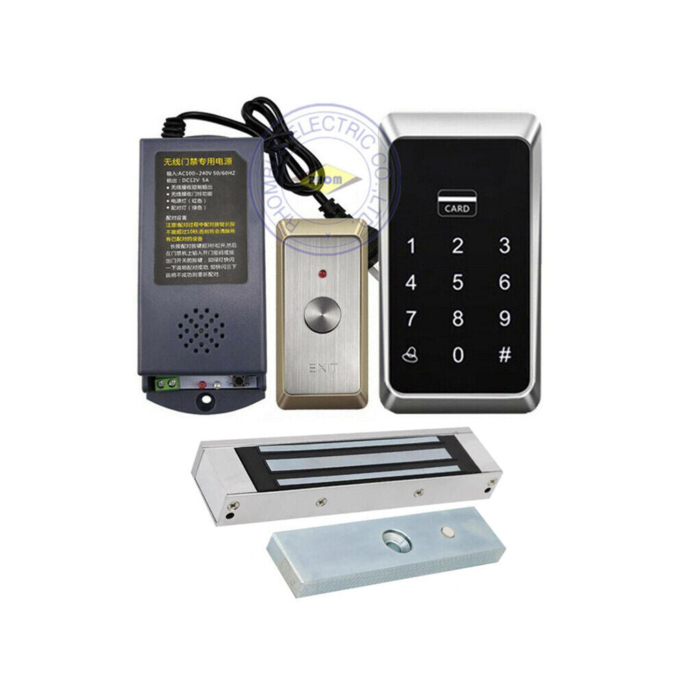 Wiring-free Wireless, 1K User ,125KHz ,EM, Standalone Access Control,Electric Lock