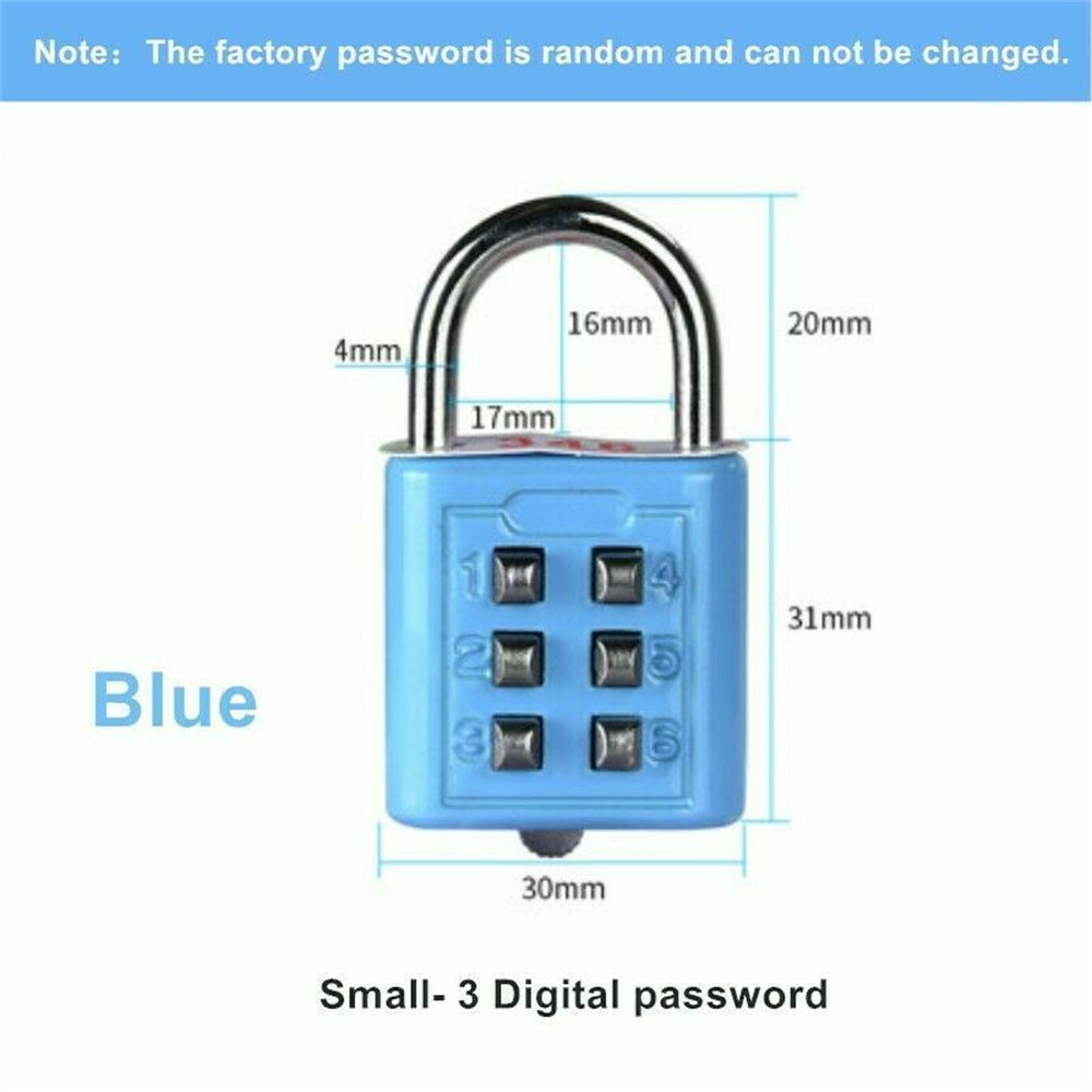Color ,Zinc Alloy ,Mechanical ,Password Padlock ,Combination Pad Lock
