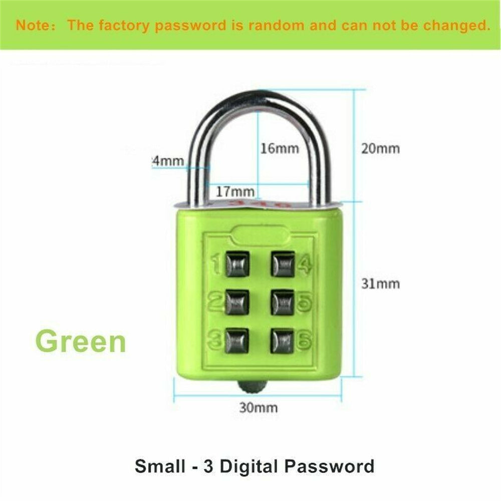 Color ,Zinc Alloy ,Mechanical ,Password Padlock ,Combination Pad Lock